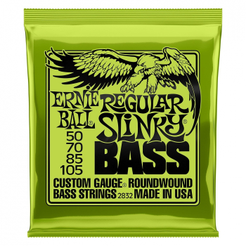 Struny Ernie Ball Regular Slinky Bass 50-105 do basu